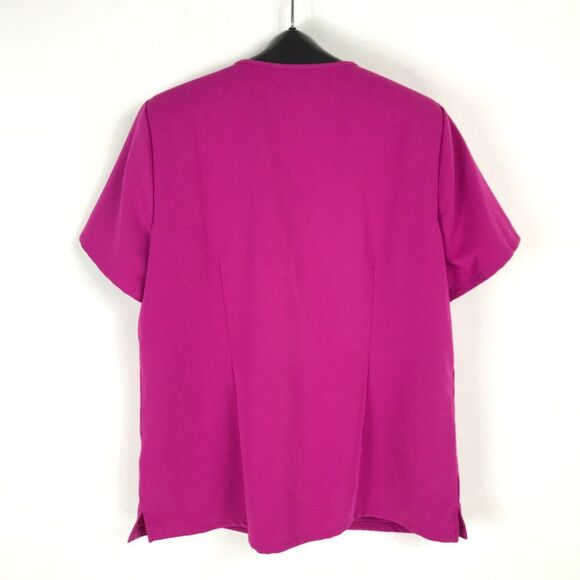FIGS Casma Three-Pocket Scrub Top Women's XL Fuchsia Uniform Healthcare Medical - Picture 6 of 11